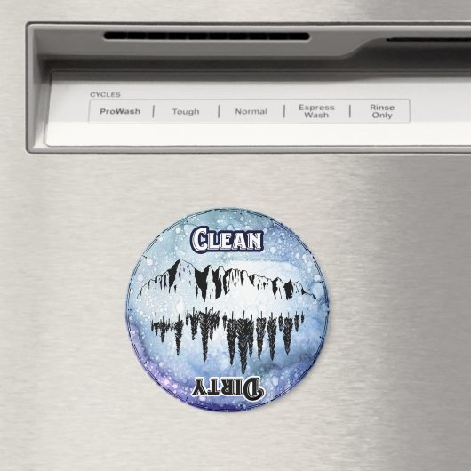 Saubere Küche Geschirrspüler Geschirr Berge Magnet (In Situ (Geschirrspüler))