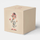 Saubere Kuh im Wellness-Center-Modus Geschenkschachtel (Rückseite)