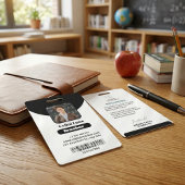 Saubere Linien und Klassen: Minimalistische Black  Ausweis