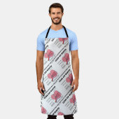 Saubere Luft Gewollt, weil Rauchruine Alveoli-Spaß Schürze (Getragen)