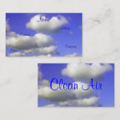 Saubere Luft - Luftfiltrierung Visitenkarte (Vorne/Hinten)