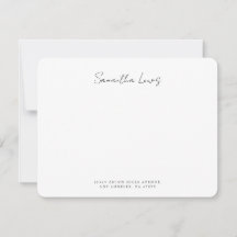 Saubere minimalistische handgeschriebene Schriftar