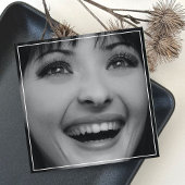 Saubere moderne Fotografie Quadratische Visitenkarte