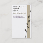 Saubere, moderne Zweigstellenkarte Visitenkarte (Rückseite)