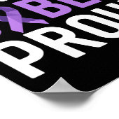 Saubere, nüchterne Endabnahme Überdosierung Bewuss Poster (Ecke)