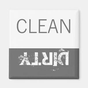 Saubere oder schmutzige Magnete DIshwasher Etikett Magnet
