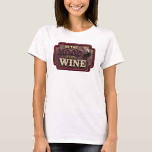 Saubere Pink IN THE MOOD FOR WINE künstlerisches M T-Shirt