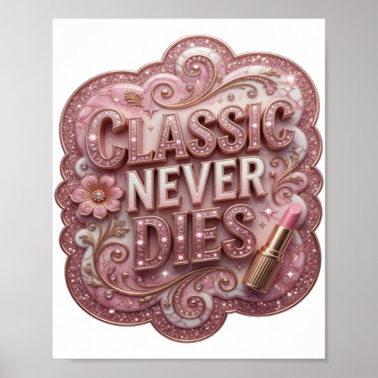 Saubere Pink-Klassiker sterben nie Poster (Vorne)