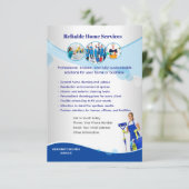 Saubere professionelle editierbare Vorlage (Stehend Vorderseite)