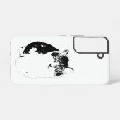 Saubere Runde Ruhe Samsung Galaxy Hülle (Rückseite (Horizontal))