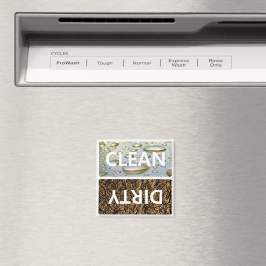 Saubere Schmutzabdeckung mit individuell anpassbar Magnet (In Situ (Geschirrspüler))