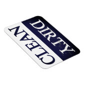 Saubere, schmutzige Geschirrspülmaschine Magnet (Rechte Seite)