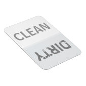 Saubere schneeweiße Spülmaschine Magnet (Rechte Seite)