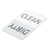 Saubere schneeweiße Spülmaschine Magnet (Linke Seite)