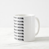 Saubere Schreibtisch/Messy-Desk-Tasse Kaffeetasse (VorderseiteRechts)