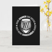 Saubere Schweißnähte Karte (Gelbe Blume)