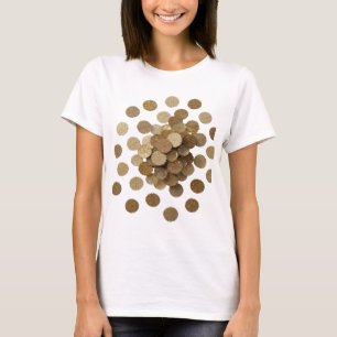 Saubere Silber-ABSTRACT-ART Statement Design T-Shirt