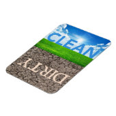 Saubere Spülmaschine 3"X4"-Magnet Magnet (Linke Seite)