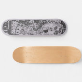 Saubere Träume beim Mondlicht Skateboard (Horizontal)