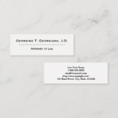 Saubere u. berufliche mini visitenkarte (Vorne/Hinten)