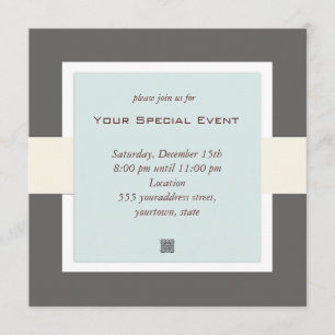 Saubere und einfache Einladung für Geschäftstreffe