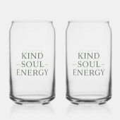Saubere und einfache "Kind Soul Energy" Dosenglas (Rückseite)