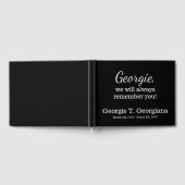 Saubere und elegante Beerdigung/Memorial Gästebuch (Voll)