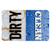 Saubere und geschmackvolle Geschirrspüler Grosser Magnet (Horizontal)