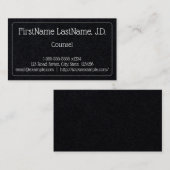 Saubere und minimale Visitenkarte des Beraters (Vorne/Hinten)