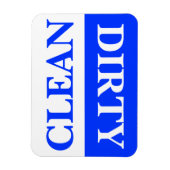 Saubere und schmutzige Geschirrspülmaschine Magnet (Vertikal)