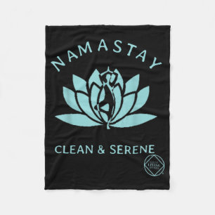 Saubere und serene Yoga Narcotics Anonym Fleecedecke