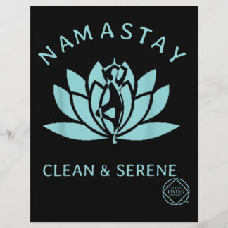 Saubere und serene Yoga Narcotics Anonym Flyer