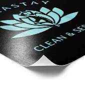 Saubere und serene Yoga Narcotics Anonym Fotodruck (Ecke)