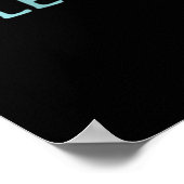 Saubere und serene Yoga Narcotics Anonym Poster (Ecke)