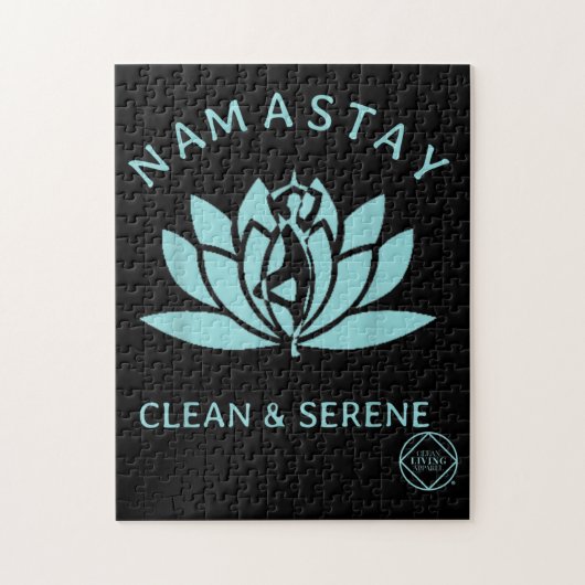 Saubere und serene Yoga Narcotics Anonym Puzzle (Vertikal)