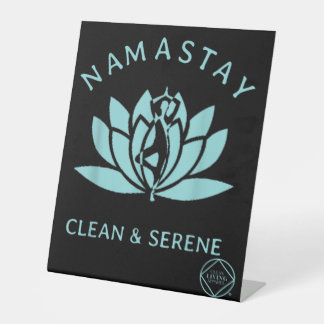 Saubere und serene Yoga Narcotics Anonym Sockelschild