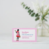 Saubere Visitenkarten Visitenkarte (Stehend Vorderseite)