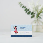 Saubere Visitenkarten Visitenkarte (Stehend Vorderseite)