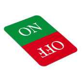 Saubere Wäsche, ON OFF, Geschirrspüler, grün rot Magnet (Rechte Seite)