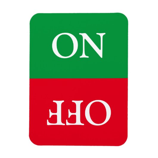 Saubere Wäsche, ON OFF, Geschirrspüler, grün rot Magnet (Vertikal)