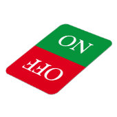 Saubere Wäsche, ON OFF, Geschirrspüler, grün rot Magnet (Linke Seite)