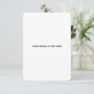 Saubere Weiße Minimalistische Anerkennungs Karte