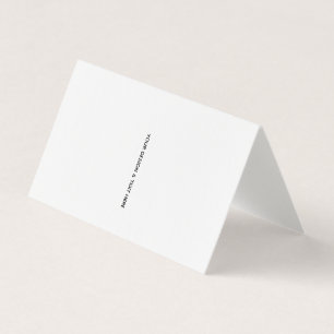 Saubere weiße minimalistische Dankeskkarte für Kra