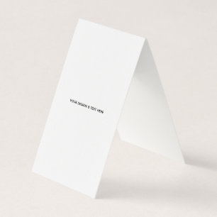 Saubere weiße minimalistische Dankeskkarte für Kra