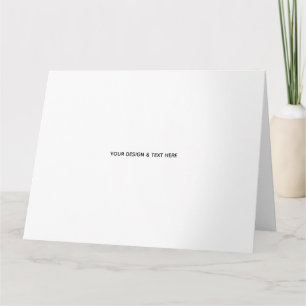 Saubere Weiße Minimalistische Geschäft Dankeskarte