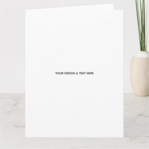 Saubere Weiße Minimalistische Geschäft Dankeskarte