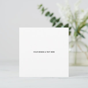 Saubere Weiße Minimalistische Mutter Dank Karte