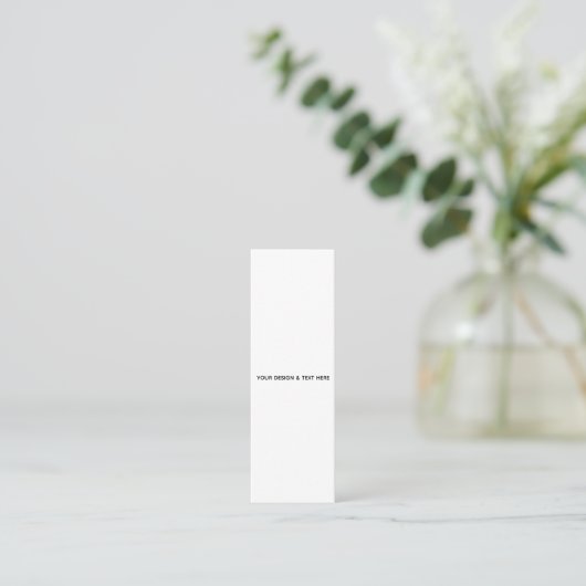 Saubere Weiße Minimalistische Mutter Dank Karte (Stehend Vorderseite)