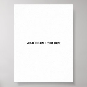 Saubere Weiße Minimalistische Mutter Dank Karte Poster