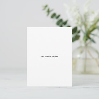 Saubere Weiße Minimalistische Schwester-Geburtstag Postkarte